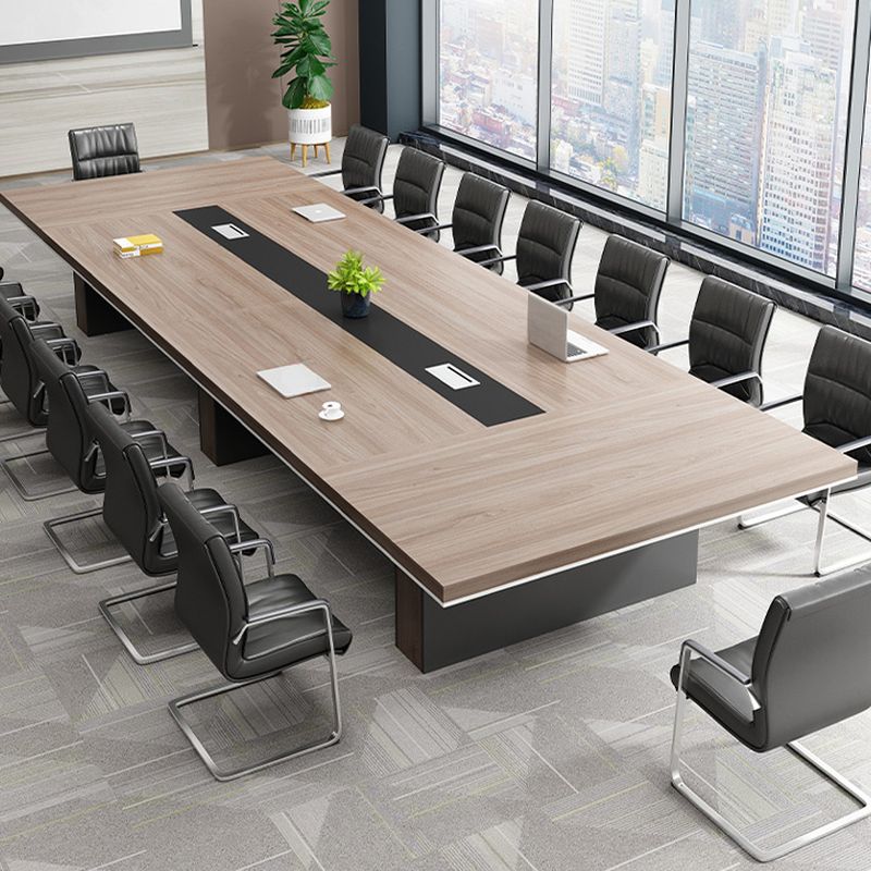 Meeting room in session